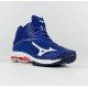 Mizuno Scarpe Pallavolo Donna - Wave Lightning Z6 Mid - Blu/Bianco